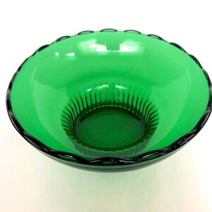 Green Glass Bowl